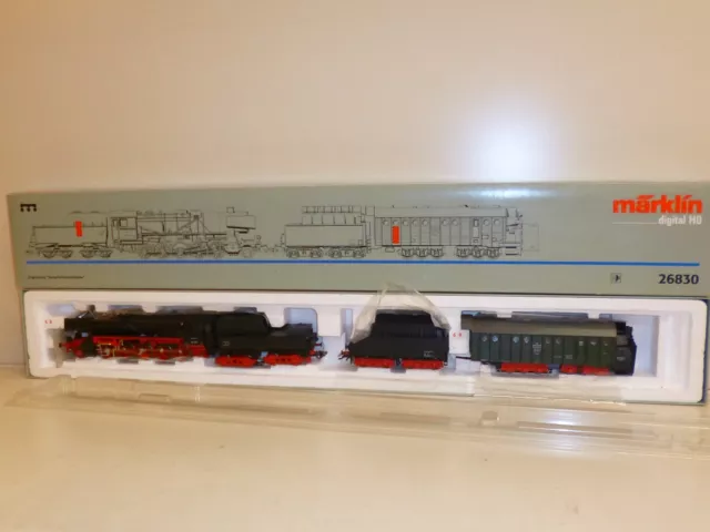 Märklin H0: 26830 Zugpackung Dampfschneeschleuder, mit Br 52, digital Sound, OVP