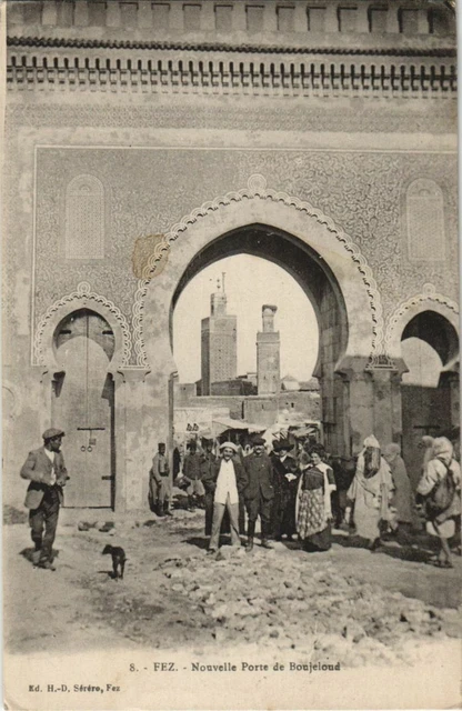 CPA AK Fez - New Porte de Boujeloud Morocco (1082704)