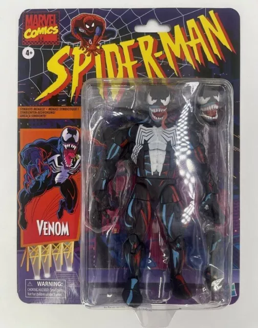 Spider-Man Marvel Legends Retro Venom Pulsecon HASCON Action Figure (HASBRO)