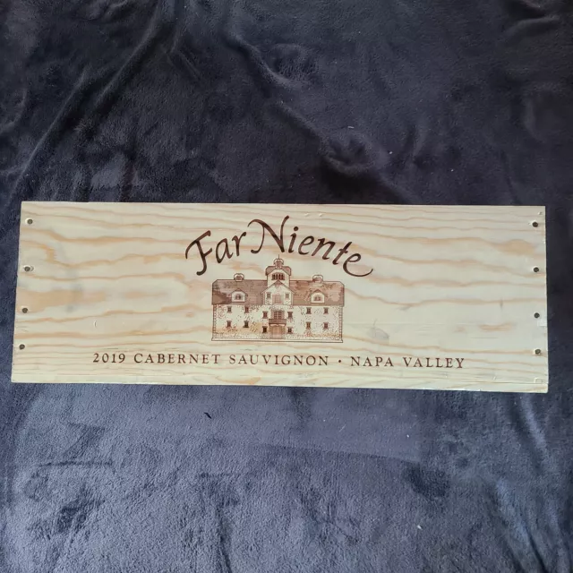 Far Niente 2019 Cabernet Sauvignon Wood Wine Crate *Crate Only* Napa Valley CA
