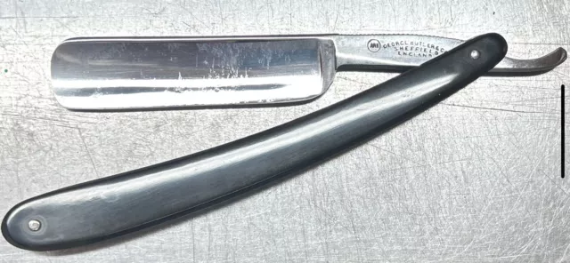 GEORGE BUTLER & Co CUT THROAT / STRAIGHT / FOLDING SHEFFIELD MADE & GROUND RAZOR