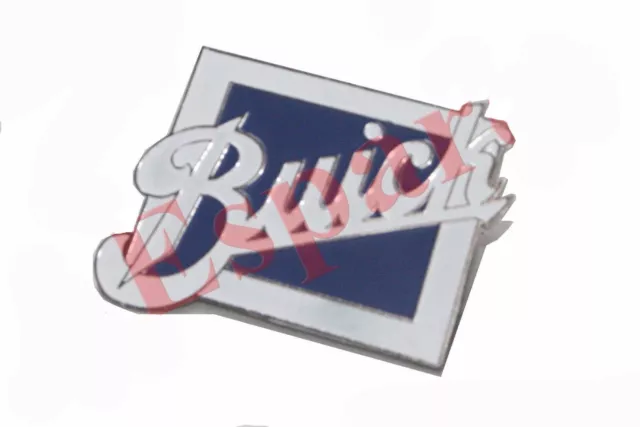 Buick Radiateur Badge Emblème Blanc & Bleu Pour Buick Voitures Aes 2