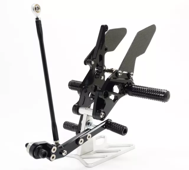 TMP Racing Fußrastenanlage Factory schwarz Suzuki GSX-R 1000 2009-16 Rennstrecke
