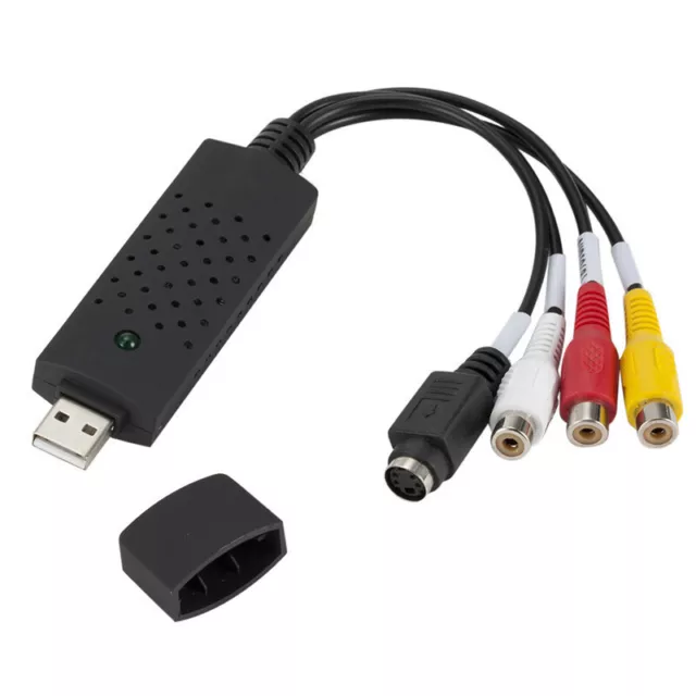 Portable USB2.0 Audio Video Capture Card Adapter Easy To Cap Easycap VHS To  ZDP