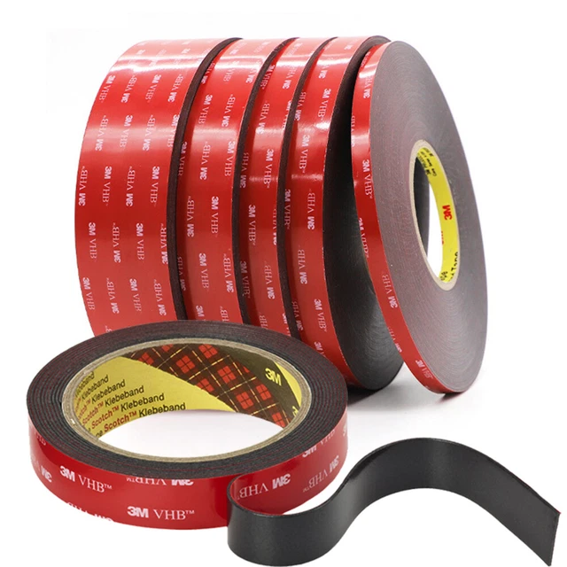 Doppelseitig Klebeband Universal Kfz Auto Indoor 5/8/10/15/20MM 3M 5952