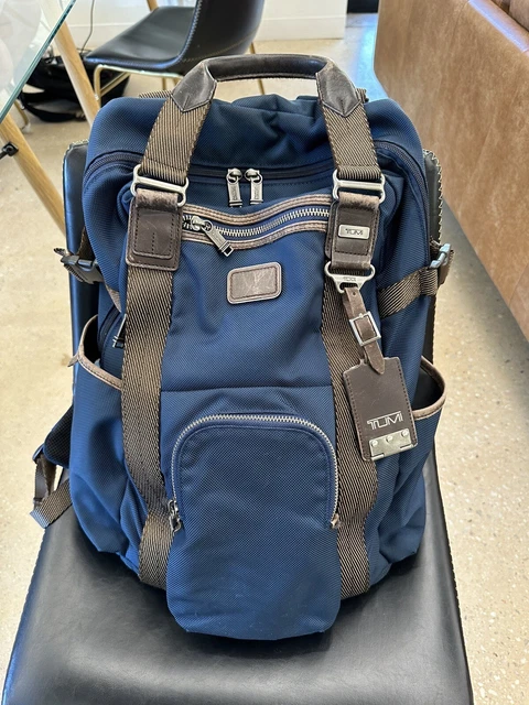 TUMI BAG ALPHA BRAVO 22380BTH 2WAY Navy Backpack Size XL