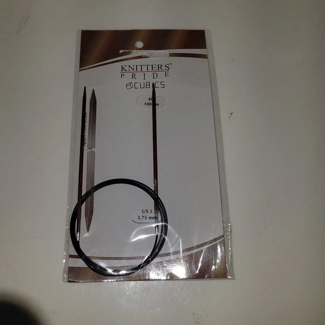 Agujas Knitter's Pride Cubics EE. UU. 5/3,75 mm 40 pulgadas/100 cm - artículo 032 041123MJS
