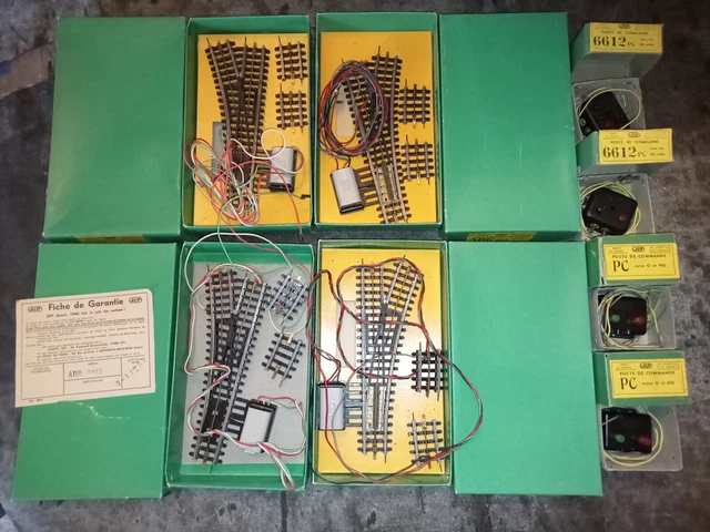 JOUEF LOT DE 7 rails droits N° 310 et 4 courbes N° 322 en l'etat EUR 6