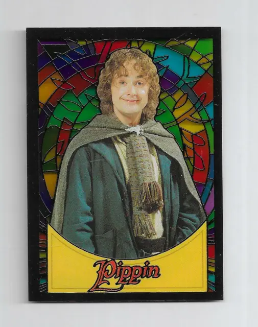 Lord of the Rings Evolution 2006 Stained Glass Card S9 Pippin Billy Boyd