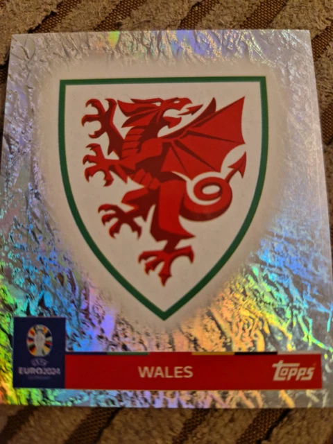 Topps EURO 2024 Euro Border Parallel Portugal 4 stickers (Neu (gemäss