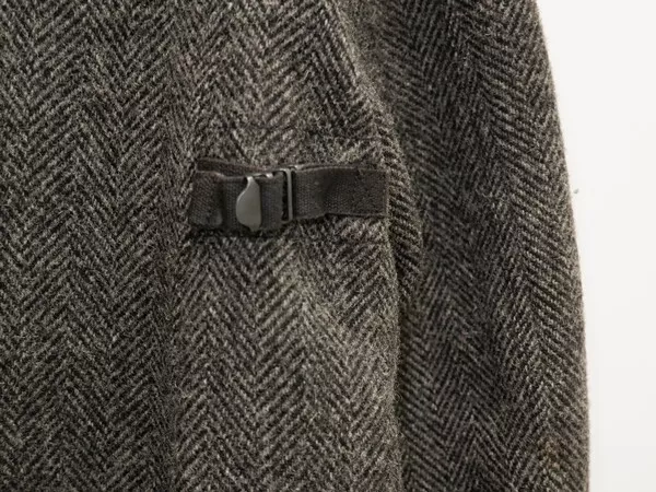 MEN'S ENGINEERED GARMENTS Pea Jacket Tweed Wool Shawl Collar Pea Coat ...