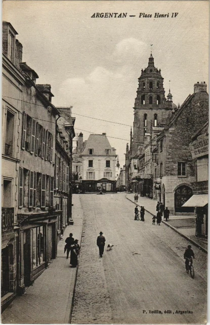 CPA Argentan Place Henri IV FRANCE (1053767)