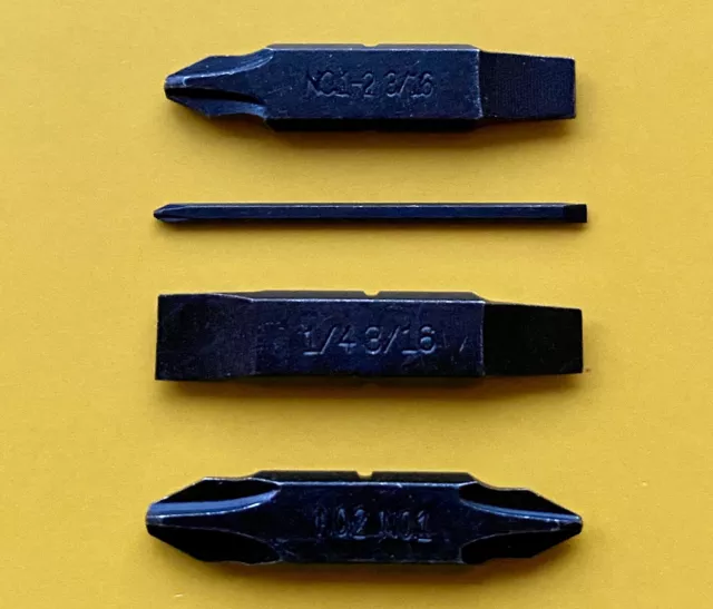 New Leatherman Parts Mod Replacement; Charge, Wave, MUT, Surge: 4 Bits - Bit Kit