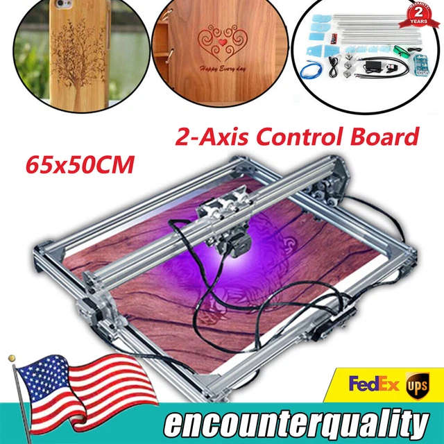 65x50CM CNC Mini Laser Engraving Machine 2 Axis Desktop Engraver Cutting Machine