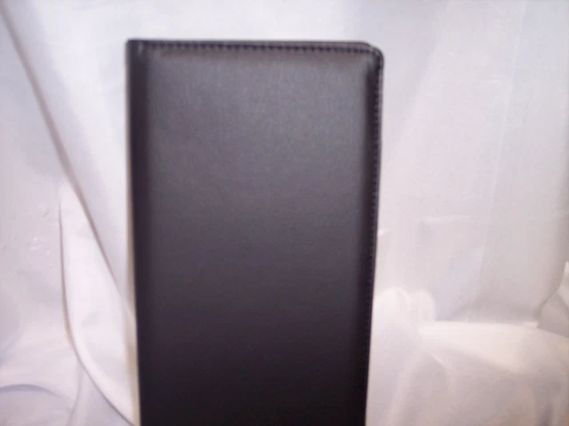 Passport/Card/ Holder, PU Leather Passport/Card Holder,  8"L x 4"W,  Black