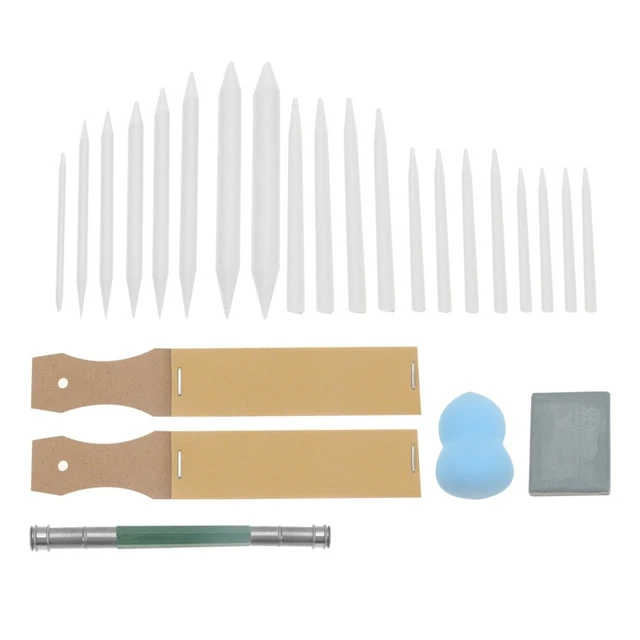 25 PIEZAS/Juego de tocón de mezcla extensor borrador para dibujo