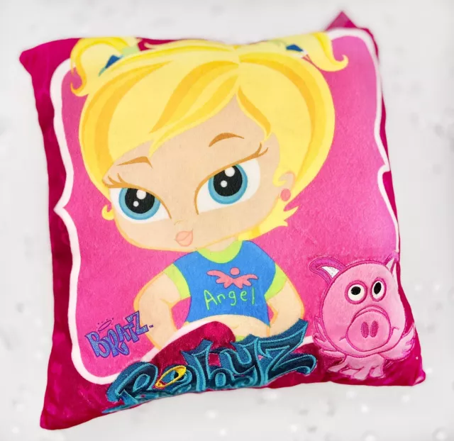 Bratz Fashion Babyz Cloe Doll Plush Pillow Pink 2004 3D NEW MGA 10x10” Pet Pig Bratz Fashion Babyz Cloe Doll Plush Pillow Pink 2004 3D NEW MGA 10x10” Pet Pig