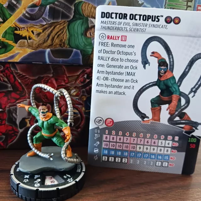 Marvel Heroclix DOCTOR OCTOPUS - 046 - SUPER RARE Spider-Man Beyond Amazing