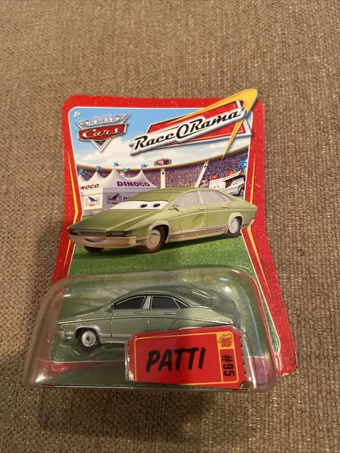Disney Pixar World of Cars Patti #95 Race O Rama Die Cast Car New Mattel