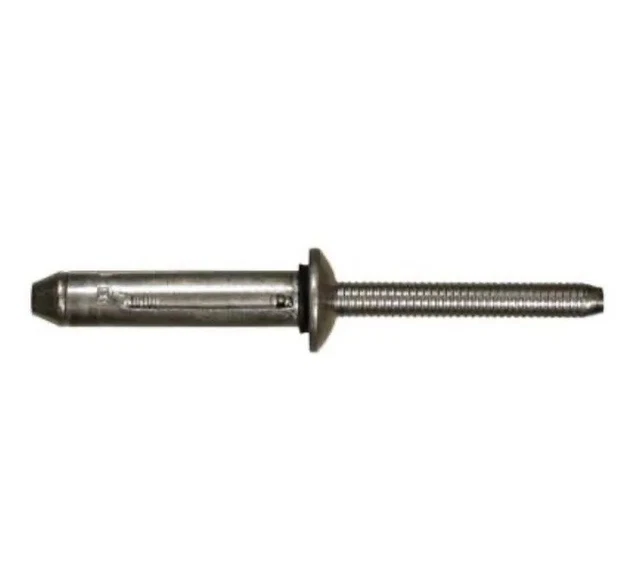 Gesipa Bulb-Tite Shaveable 3/16" Aluminum Rivet, Grip Range 0.05-0.375”, 500 PK