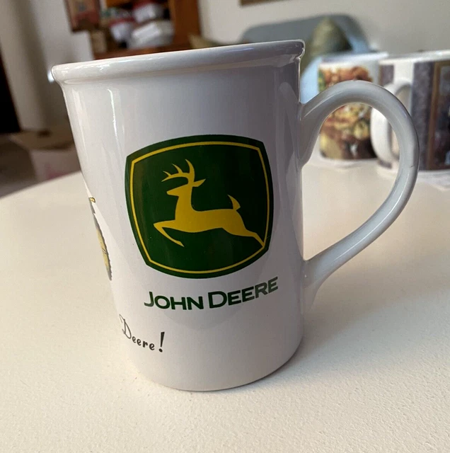 John Deere Coffee Mug Cup Gibson Collectibles Nothing Runs Like A Deere Tractor