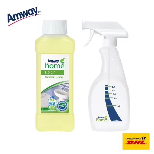 Amway L.O.C. Badreiniger - 500ml + Sprühflasche mit Dosiergriff