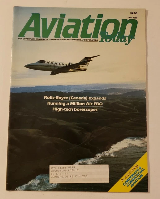 AVIATION TODAY MAGAZINE May 1990 £11.40 PicClick UK