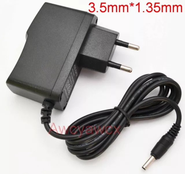 AC Adapter DC 3V 4.5V 5V 6V 7.5V 8V 9V 12V 500mA 1A power supply 3.5mm 1.35mm EU