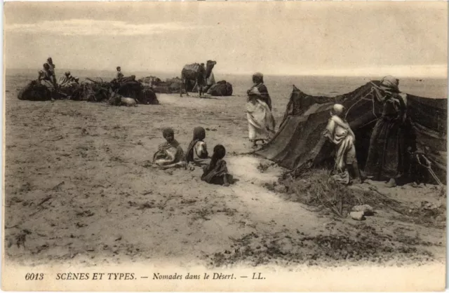 CPA AK Scenes et Types - Nomades dans le Desert ALGERIE (1188168)