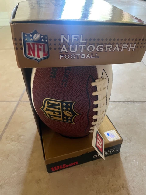 Wilson NFL autograph football New in Box 