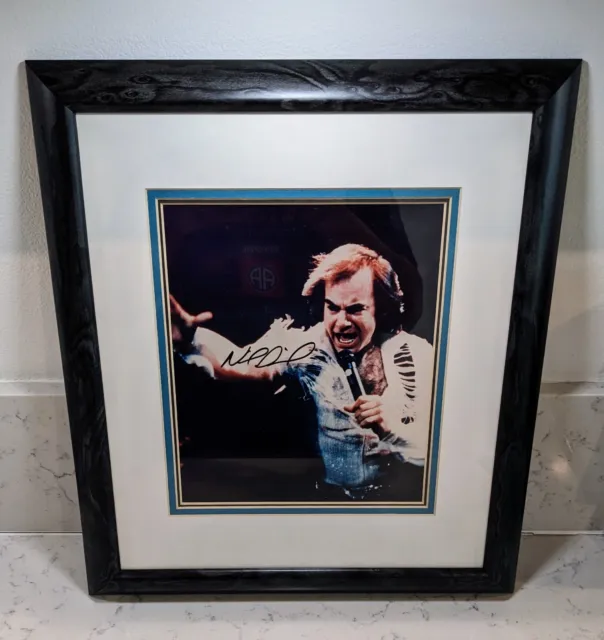 Neil Diamond Signed 8x10 Custom Framed Photo Numbered COA