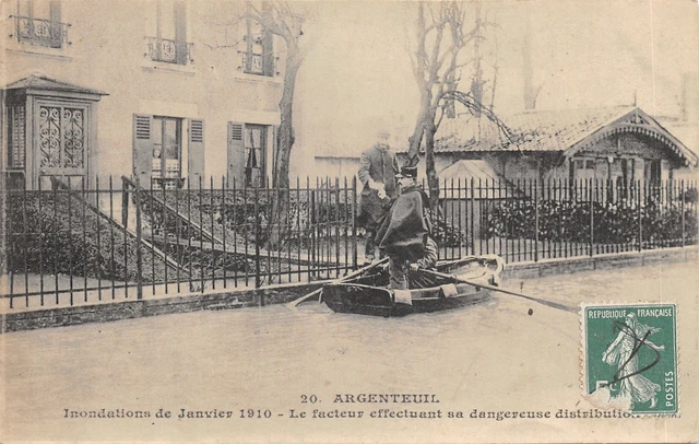 95-Argenteuil-Inondations 1910-Le Facteur-N�6032-B/0129