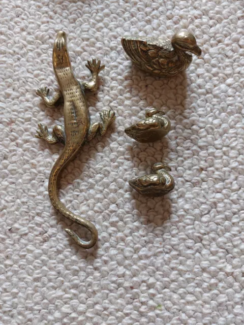 Brass Lizard & Ducks