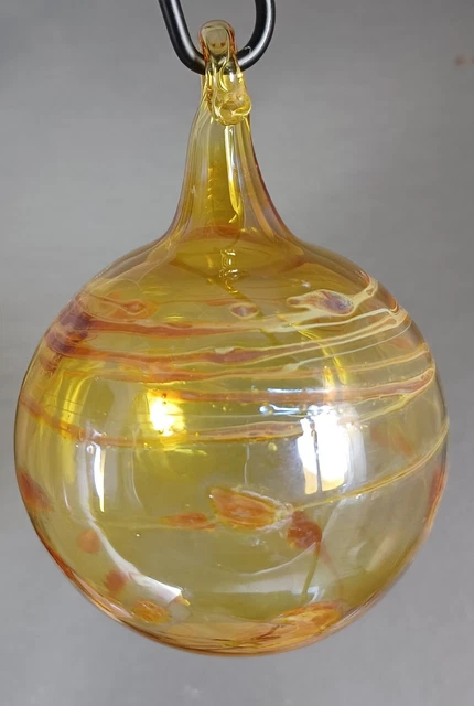 Hand Blown Glass Ornament Ball . Self Representing Artist (SRA) 2