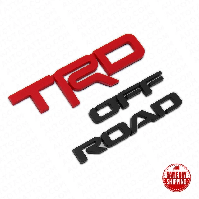 GENUINE TOYOTA TRD LOGO EMBLEM TOYOTA RACING DEVELOPMENT - Foto 4