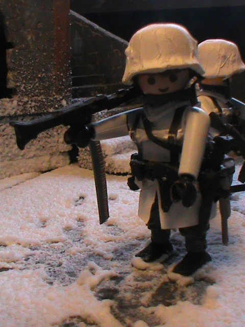 Figurine PLAYMOBIL Customisée Sous-officier Wehrmacht - Normandie 1944 - Pièce Unique Faite Main En Espagne