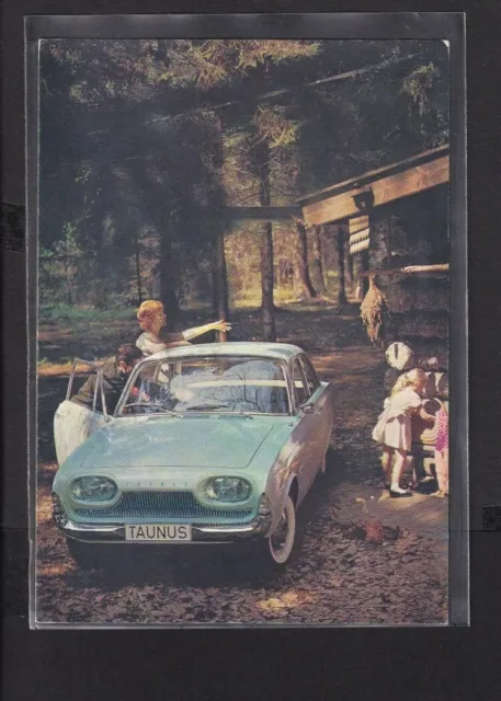 A12 /   Auto Reklame Ford Taunus 17 M , 1961