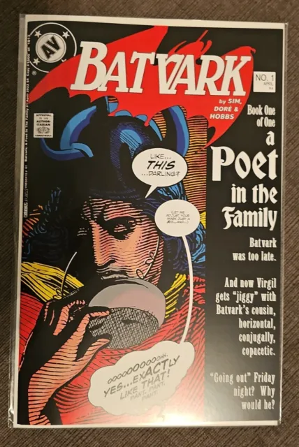 Batvark: A Poet In The Family #1 - Dave Sim Cover - Ardvark-Vanaheim/2022 Nm