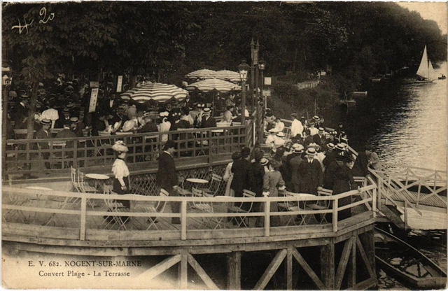 CPA Nogent Convert Plage La Terrasse (1363259)