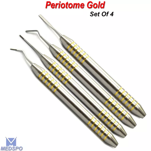 Dental Periodontal Periotome Gold Ligament Atraumatic Extraction Instruments