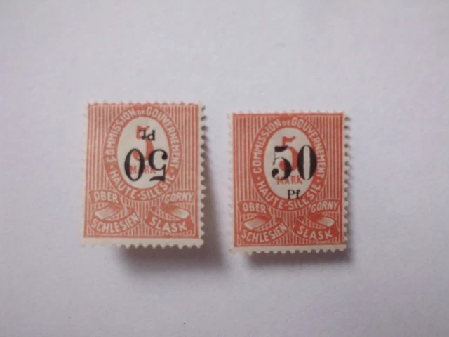 Briefmarken Oberschlesien 1920; MichNr.: 12, postfrisch mit Falz