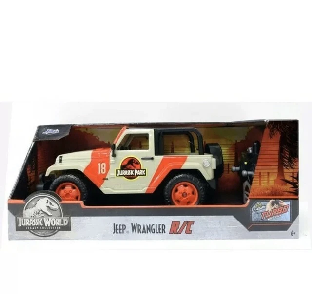 JURASSIC WORLD REMOTE Control Jurassic Park Jeep RC Wrangler Kids Toy £