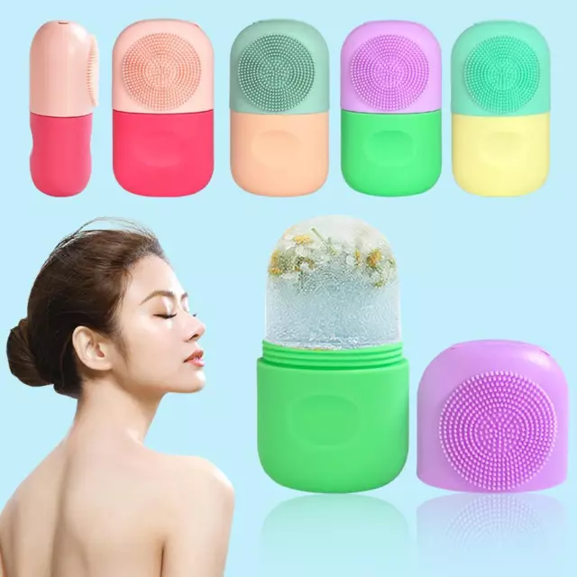 Silicone Ice Roller Mold Massage Style Ice Pack Ice Grid U0P1