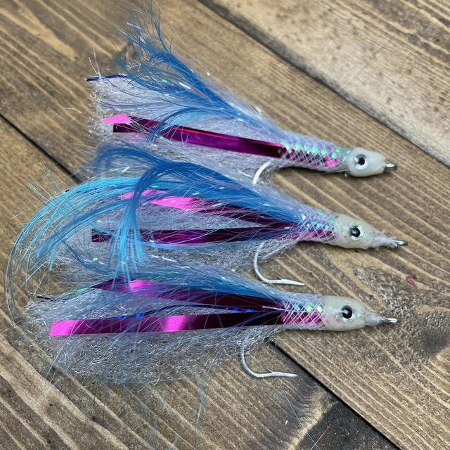 FISHING MACKEREL SALTWATER Teaser Lure Rig Big Game 2/0 Flash Fish