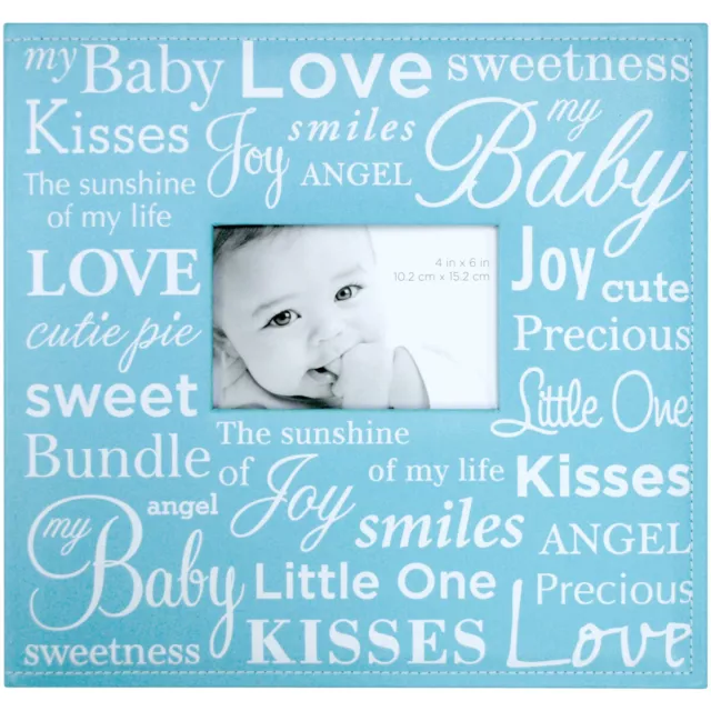 MBI Expressions Post Bound Album W/Window 12"X12"-Baby - Blue