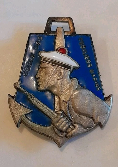 Insigne De Béret Fusiliers Marins – Marine Nationale Française – Neuf, Actuel