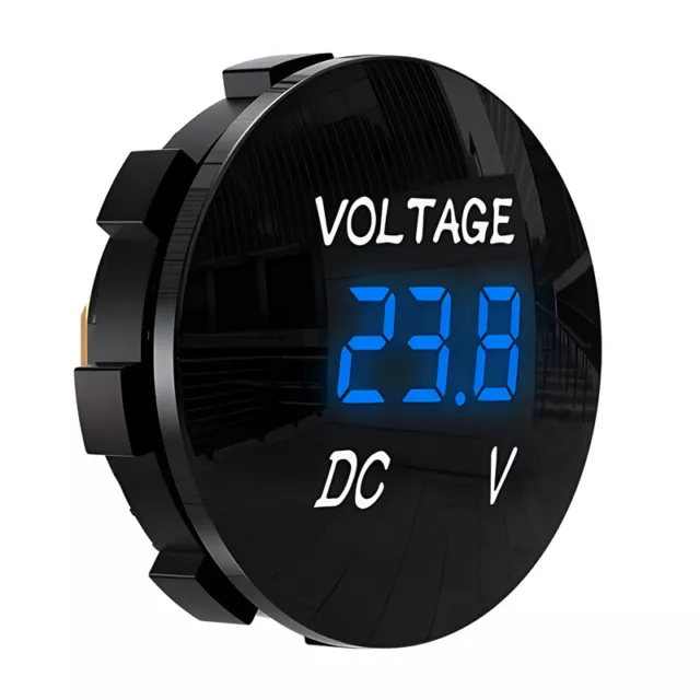 DC 12-24V LED Digital Voltage Volt Meter Display Voltmeter Motorcycle Car Camper