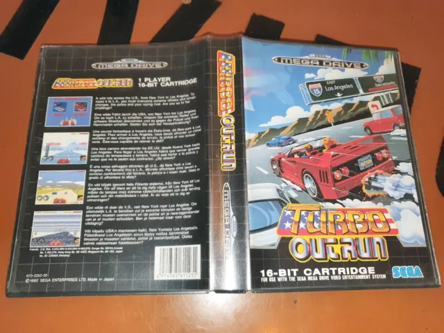 ## Turbo Out Run - Sega Mega Drive / Md Game - Cib ##