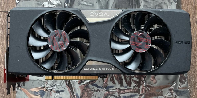 BENT EVGA NVIDIA GeForce GTX 980Ti SC Gaming ACX 2.0 GPU Graphics Card 75.00 PicClick UK