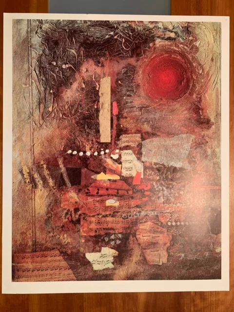 Nissan Engel - Color Lithograph - Composition - XXe Nissan Engel - Color Lithograph - Composition - XXe
